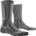 X-SOCKS Trek X Merino Light Socks Calcetines De Senderismo Trekking Hombre Mujer, Unisex Adulto, Grey Multi Melange/Grey Melange, 35/38