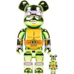 set de figuras Donatello BE RBRICK 100 % y 400 % de Medicom Toy x Teenage Mutant Ninja Turtles