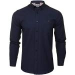 Camisas oxford azul marino de algodón informales talla M para hombre 