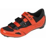 Zapatillas naranja de cuero de ciclismo rebajadas XLC talla 39 para hombre 