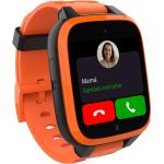 Smartwatches naranja con GPS con podómetro 4G infantiles 
