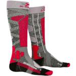 Calcetines deportivos grises rebajados transpirables X-Socks Ski para mujer 