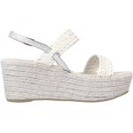 Sandalias blancas de rafia rebajadas de verano Xti talla 40 para mujer 