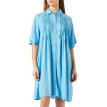 YAS Camiseta Fira 2/4 Dress S. Noos Vestido, Azul etéreo, L para Mujer