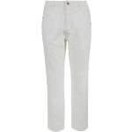Jeans blancos de denim de corte recto rebajados Yes Zee para mujer 
