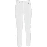 Pantalones ajustados blancos de viscosa rebajados Yes Zee talla L para mujer 
