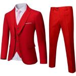 Chalecos rojos de traje talla S para hombre 