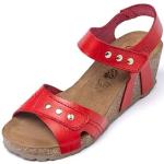 Sandalias rojas de cuña Yokono Cadiz talla 41 para mujer 