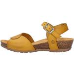 Sandalias amarillas de piel de cuero rebajadas Yokono Capri talla 38 para mujer 