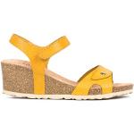 Sandalias amarillas de cuero de cuero rebajadas informales Yokono talla 38 para mujer 
