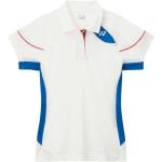 Yonex Team L2450ex Short Sleeve Polo Shirt Blanco,Azul XL Mujer