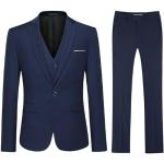 Chalecos azul marino de traje con escote V talla S para hombre 