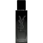 Perfumes negros de azahar con pachulí de 40 ml recargables con logo Saint Laurent Paris para hombre 