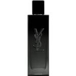 Perfumes negros de azahar con pachulí de 100 ml recargables con logo Saint Laurent Paris en spray para hombre 