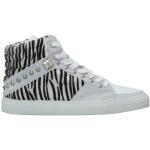 Sneakers altas blancos de goma zebra Zadig & Voltaire con tachuelas talla 40 para mujer 