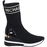 Zapatos negros de goma de charol de punta redonda con tacón de 5 a 7cm de punto Michael Kors Skyler para mujer 