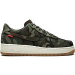 Sneakers bajas verdes de goma militares con logo Nike Air Force 1 Low para mujer 