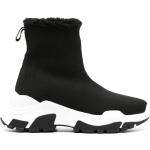 Sneakers altas negros de goma con logo VERSACE Jeans Couture talla 39 para mujer 