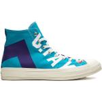 Sneakers altas azules de goma con logo Converse para mujer 