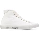 Sneakers altas blancos de goma Saint Laurent Paris talla 39 para mujer 