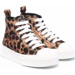 Zapatillas marrones de goma con cordones con cordones leopardo Dolce & Gabbana talla 37 para hombre 