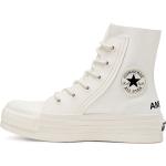 Sneakers altas blancos de goma Converse para mujer 