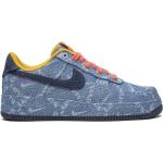 Sneakers bajas azules de goma con logo Nike Air Force 1 para mujer 
