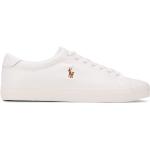 Sneakers bajas blancos de goma con logo Ralph Lauren Polo Ralph Lauren para hombre 