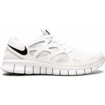 Zapatillas blancas de goma con cordones con cordones con logo Nike Free Run 2 para mujer 