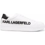 Zapatillas blancas de goma con cordones con cordones con logo Karl Lagerfeld talla 46 para hombre 