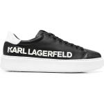Zapatillas negras de goma con cordones con cordones con logo Karl Lagerfeld talla 45 para hombre 