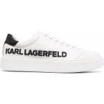 Zapatillas blancas de goma con cordones rebajadas con cordones con logo Karl Lagerfeld talla 46 para hombre 