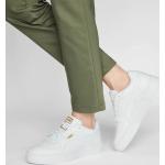 Zapatillas blancas de goma de piel Clásico con logo talla 44 para hombre 