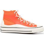 Zapatillas naranja de goma con cordones con cordones con logo Converse para hombre 