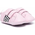 Zapatillas rosas de cuero de piel rebajadas VERSACE talla 15 para bebé 