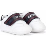 Zapatillas blancas de cuero de piel con logo Dolce & Gabbana talla 20 para bebé 