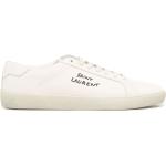 Zapatillas blancas de algodón con cordones con cordones Clásico con logo Saint Laurent Paris talla 47 para hombre 