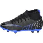 Zapatillas de fútbol Nike Mercurial Superfly 9 FG/MG Negro y Azul Niño - DJ5959-040 - Taille 38