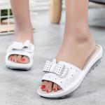 Zapatos blancos de cuero de verano con tacón de 3 a 5cm talla 39 para mujer 