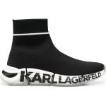 Sneakers negros de goma sin cordones con logo Karl Lagerfeld talla 39 para mujer 