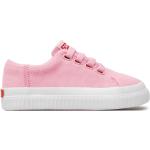 Zapatillas rosas de tenis rebajadas con cordones Camper talla 34 para niña 