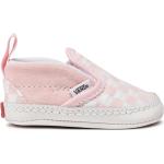 Zapatillas rosas de tenis rebajadas con velcro Vans talla 18 infantiles 