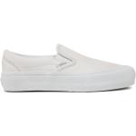 Zapatillas blancas de cuero de tenis rebajadas floreadas Vans talla 45 para mujer 