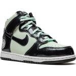Zapatillas verdes de goma con cordones con cordones con logo Nike Dunk High para hombre 