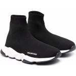 Sneakers negros de goma sin cordones con logo Balenciaga Speed talla 32 infantiles 