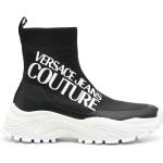 Calzado de calle negro de goma con logo VERSACE Jeans Couture talla 38 para mujer 