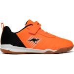 Sneakers naranja fluorescente con velcro rebajados Kangaroos talla 37 infantiles 