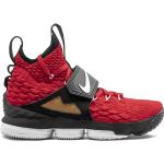 Zapatillas rojas de goma con cordones con cordones Nike LeBron XV para mujer 