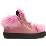 Zapatillas rosas de goma con cordones rebajadas de invierno con cordones GIUSEPPE ZANOTTI talla 38 para mujer 