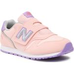 Sneakers rosas con velcro rebajados New Balance infantiles 